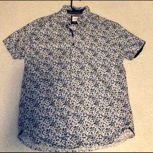 Floral Button-down Shirt